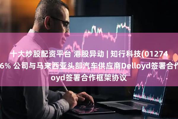 十大炒股配资平台 港股异动 | 知行科技(01274)午后涨超6% 公司与马来西亚头部汽车供应商Delloyd签署合作框架协议